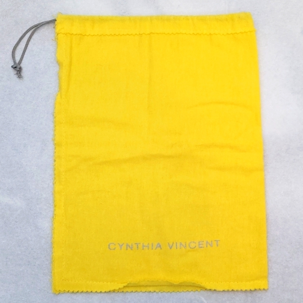 Cynthia Vincent Yellow Dust Bag